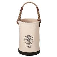 Straight-Wall Bucket, 9" L x 9" W x 14" H, Canvas, Beige Oxford Builders Supplies Inc