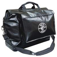 Equipment Bag, Vinyl, 2 Pockets, Black Oxford Builders Supplies Inc