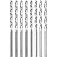 8-Piece Standard Point Spiral Saw Bit with 1/8" Diameter, 1/8", 1" Flute Oxford Builders Supplies Inc