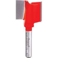 Router Bit - Double Flute Straight Bit, 1" Dia., 3/4" H, 2" L, 1/4" Shank Oxford Builders Supplies Inc