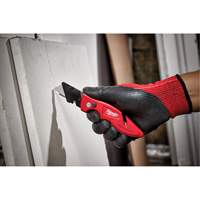 Fastback Flip Utility Knife, 2" Blade, Carbon Steel Blade, Metal Handle Oxford Builders Supplies Inc