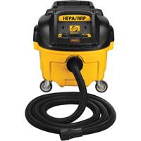 Heavy-Duty HEPA Wet-Dry Dust Extractor Vacuum, 20" x 19" x 20" Oxford Builders Supplies Inc