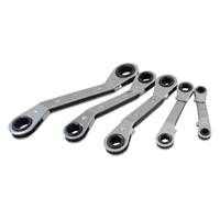 Offset Wrench Set, Ratcheting Box, 5 Pieces, Metric Oxford Builders Supplies Inc