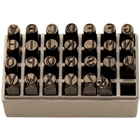 Letter Hand Stamp Set, 27 Pieces Oxford Builders Supplies Inc