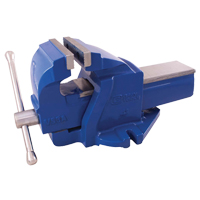 Ductile Iron Mechanics Bench Vise, 4" Jaw Width, 2" Throat Depth Oxford Builders Supplies Inc