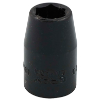 Socket, Impact, 10 mm, 3/8" Drive, 6 Points Oxford Builders Supplies Inc