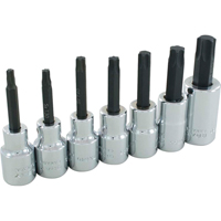 Torx&reg; Head Socket Set, Torx&reg;, 1/2" Drive, 7 Pcs Oxford Builders Supplies Inc
