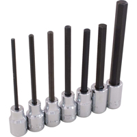 Hex Head Socket Set, Hex, 3/8" Drive, 7 Pcs Oxford Builders Supplies Inc