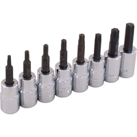 Socket Set, Torx&reg;, 3/8" Drive, 8 Pcs Oxford Builders Supplies Inc