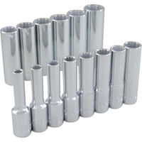 Jeu de douilles, 14 Mcx, Prise de 3/8", Profond Oxford Builders Supplies Inc