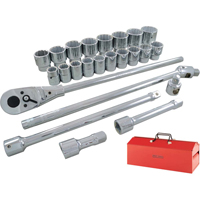 Jeu de douilles et accessoires, 26 Mcx, Prise de 3/4" Oxford Builders Supplies Inc