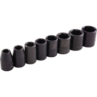 Jeu de douilles, 8 Mcx, Chocs, Prise de 3/8" Oxford Builders Supplies Inc