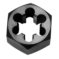 Hex Rethreading Die Nut, 2"/1" Dia., 3/4"-14 Thread, Carbon Steel/Chromium Steel Oxford Builders Supplies Inc