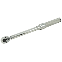 Micrometer Torque Wrench, Click, 3/8" Square Drive, 30 - 250 in-lbs. Oxford Builders Supplies Inc