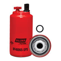 BF46065-SPS Fuel/Water Separator Spin-on with Drain, Sensor Port and Reusable Sensor Oxford Builders Supplies Inc