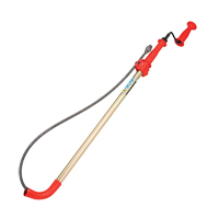 Toilet Auger, Manual, Bulb, 6' Cable Length, 1/2" Cable Diameter Oxford Builders Supplies Inc