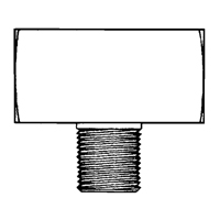 Jonction En T&eacute; M&acirc;le, Laiton, 1/8" Oxford Builders Supplies Inc