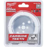 Scie &agrave; bouteur Hole Dozer avec dents au carbure, 3", Profondeur de la coupe 1-63/100", Carbure Oxford Builders Supplies Inc