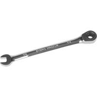 SAE Ratcheting Combination Wrench, 12 Point, 1/4", Chrome Finish Oxford Builders Supplies Inc