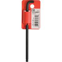 Long-Arm Hex Key Wrench, Ball End, 5 mm x 119 mm L, L Shape Oxford Builders Supplies Inc