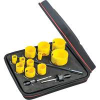 Industrial Hole Saw Kit, 14 Pieces Oxford Builders Supplies Inc