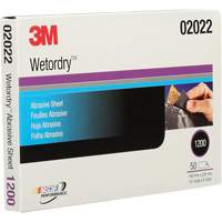 Wetordry 401Q Abrasive Sheet, 5-1/2" x 9", Fine Grit, Silicon Carbide Oxford Builders Supplies Inc