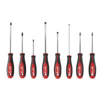 Screwdriver Set with Square Drive, 8 Pcs., Magnetic Oxford Builders Supplies Inc