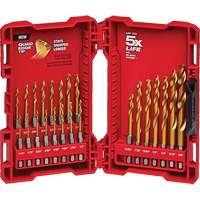 Shockwave Impact Duty Drill Bit Set, 23 Pieces, Titanium Oxford Builders Supplies Inc