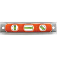 Torpedo Level, 9" L, Aluminum, 3 Vials, Magnetic Oxford Builders Supplies Inc