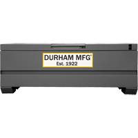 Jobsite Storage Box, 60" x 24" x 22-3/4", Steel, Grey Oxford Builders Supplies Inc
