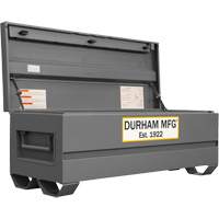 Jobsite Storage Box, 60" x 24" x 22-3/4", Steel, Grey Oxford Builders Supplies Inc