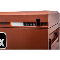 Site-Vault Chest, 30" x 20" x 19-3/4", Steel, Orange Oxford Builders Supplies Inc
