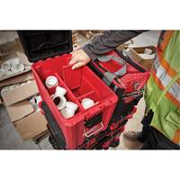 Coffre &agrave; outils compact Packout, 10" x 16-1/5" x 13", Noir/Rouge Oxford Builders Supplies Inc