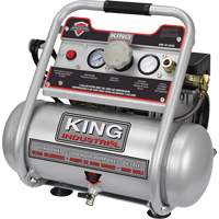 Compresseur &agrave; air sans huile, &eacute;lectrique, 2 gal. (2,4 gal. US), 125 PSI, 120/1 V Oxford Builders Supplies Inc