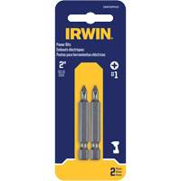 Embouts pour outils &eacute;lectriques, Phillips, Embout #1, Prise 1/4", Longueur 1-15/16" Oxford Builders Supplies Inc