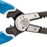 Klein-Kurve&reg; Heavy-Duty Wire Stripper, Cutter & Crimper Multi-Tool, 8-1/4" L, 8 - 20 AWG Oxford Builders Supplies Inc