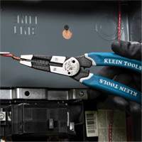 Klein-Kurve&reg; Heavy-Duty Wire Stripper, Cutter & Crimper Multi-Tool, 8-1/4" L, 8 - 20 AWG Oxford Builders Supplies Inc