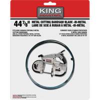 Band Saw Blade, Bi-Metal, 44-7/8" L x 1/2" W x 0.02" Thick, 10-14 TPI Oxford Builders Supplies Inc