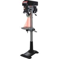 Perceuse &agrave; colonne &agrave; vitesse variable, 15", Mandrin 5/8", 3300 tr/min Oxford Builders Supplies Inc
