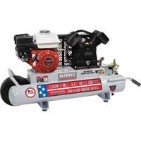 Compresseur d'air sur brouette, Essence, 10 gal. (12 gal. US), 150 PSI Oxford Builders Supplies Inc