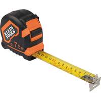Magnetic Double-Hook Tape Measure, 7.5 m, 1/16"/1 mm Graduations Oxford Builders Supplies Inc