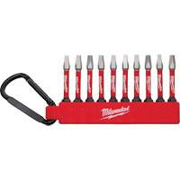 Jeu dembouts pour tournevis &agrave; chocs Shockwave, Carr&eacute;e, #2, Prise 1/4" Oxford Builders Supplies Inc
