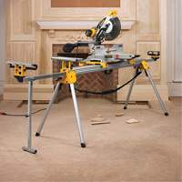Double Bevel Sliding Compound Mitre Saw with Stand Oxford Builders Supplies Inc