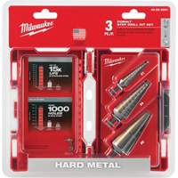 Step Drill Bit Set, 3 Pieces, High Speed Cobalt Oxford Builders Supplies Inc