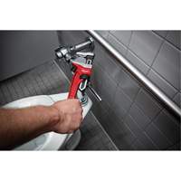 Cl&eacute; &agrave; tuyau &agrave; m&acirc;choires lisses, Cap des m&acirc;choires 2-5/8", Longueur 12", Fini Rev&ecirc;tement en poudre, Prise Ergonomique Oxford Builders Supplies Inc