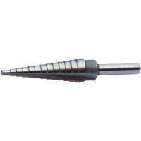 DRILLCO Multi-Step Drill Bit, 1/8" - 1/2" , High Speed Steel Oxford Builders Supplies Inc