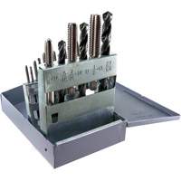DRILLCO Tap & Drill Set, 18 Pieces Oxford Builders Supplies Inc
