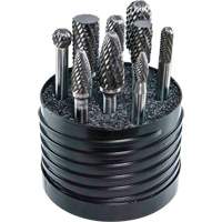 Jeu d'al&eacute;soirs au carbure plein &agrave; double coupe Magnum SET 1 DRILLCO, 8 morcea Oxford Builders Supplies Inc