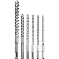 MX4 4-Cutter Rotary Hammer Drill Bit Kit, 6 Pieces, Carbide Oxford Builders Supplies Inc
