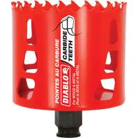 Scie cloche pour bois et m&eacute;tal, 3-1/8", Profondeur de la coupe 2-3/8", Carbure Oxford Builders Supplies Inc
